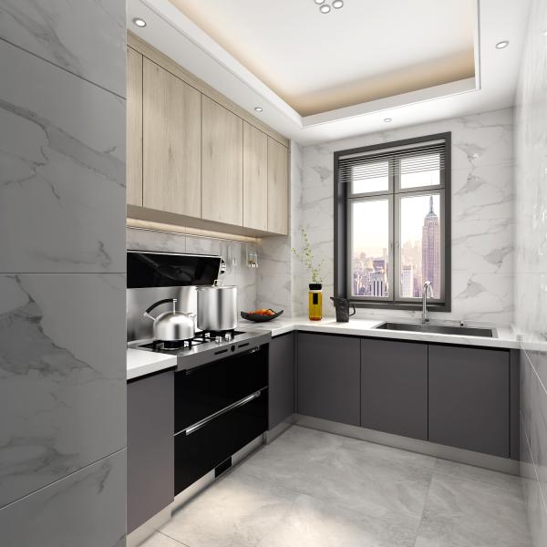 Quartz Stone Countertop Modular Kitchen Cabinets Professional Custom and Highly ODM/OEM