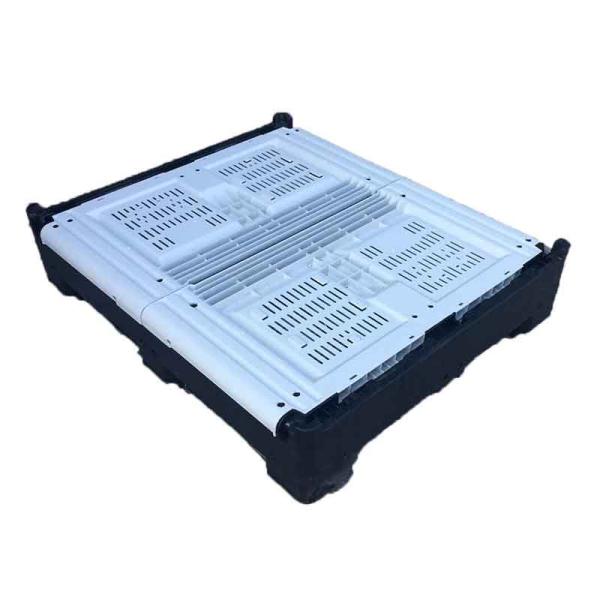 Heavy Duty Recyclable Storage industry HDPE Large Stackable Foldable Collapsible Plastic Pallet Box