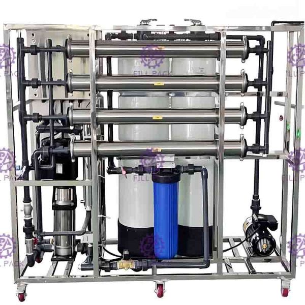 2000LPH Drinking water RO water treatment plant with 4040 membrane for water factory
