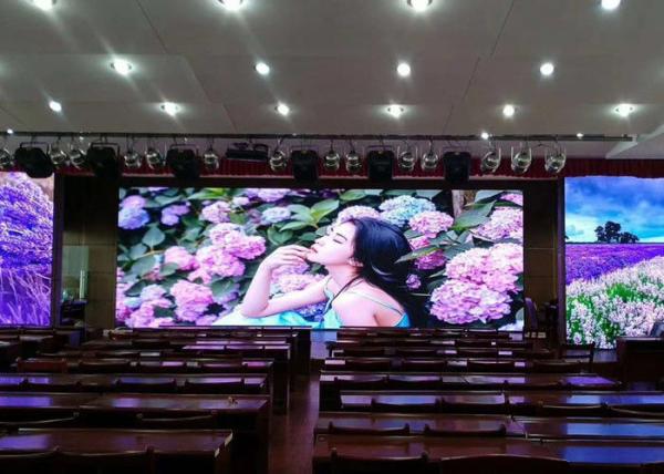 Da definição alta video dos painéis de parede do diodo emissor de luz do passo 2mm HD contexto interno do painel do diodo emissor de luz
