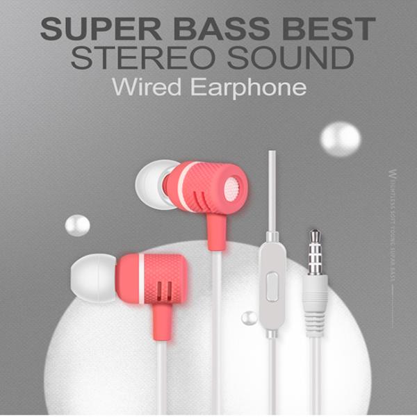 3.5mm Plug 100db Wired In Ear Earphones