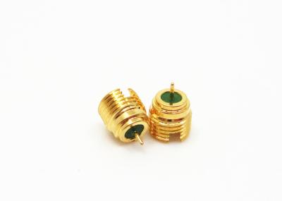 Conector reto mini SMP do friso masculino SMPM RF com impedância de vidro do feijão 50Ω