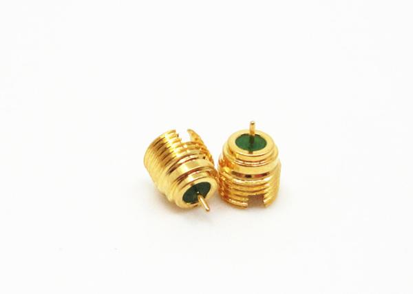 Conector reto mini SMP do friso masculino SMPM RF com impedância de vidro do feijão 50Ω