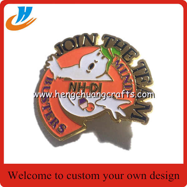 New product soft enamel flower lapel pin custom zinc alloy lapel pin custom