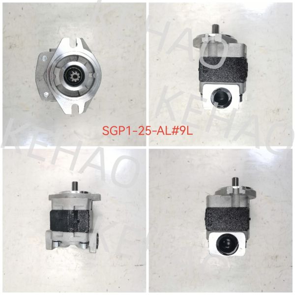 Hydraulic Gear Pump SGP1-25-ALΦ9L(SGP1-25L520 9T) (1) Aluminum Alloy Middle pressure external meshing gear Pump Replacement