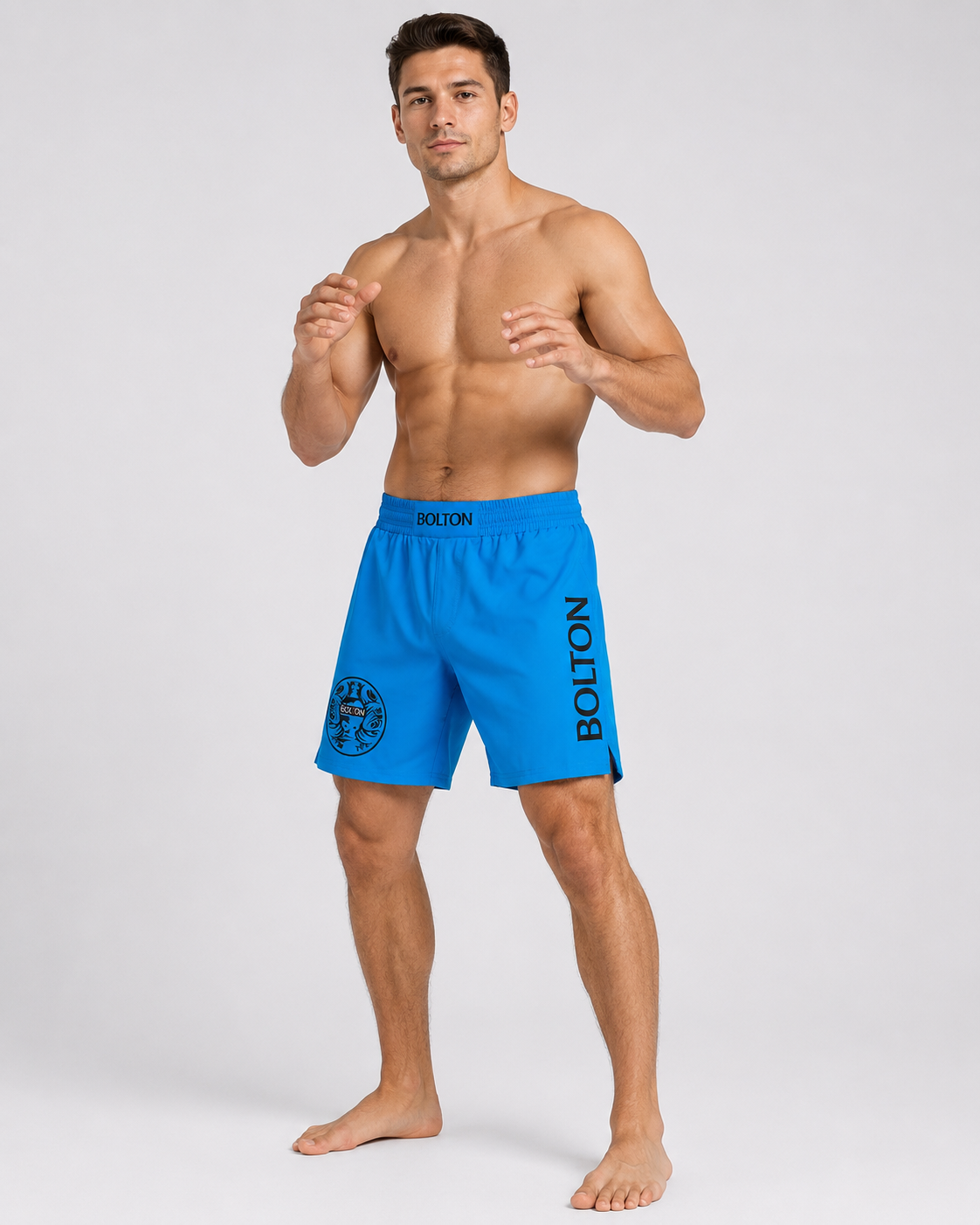 Mens Grappling Shorts Quick Dry Breathable MMA Boxing Training Gym Wear