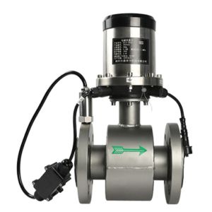 DN50-DN300 Electromagnetic Water Flow Meter Battery Powered High Reliability