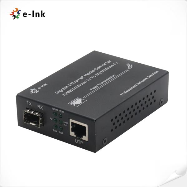 10/100/1000Mbps 高速ファイバーメディア変換器 SFP対応 IEEE 802.3 規格