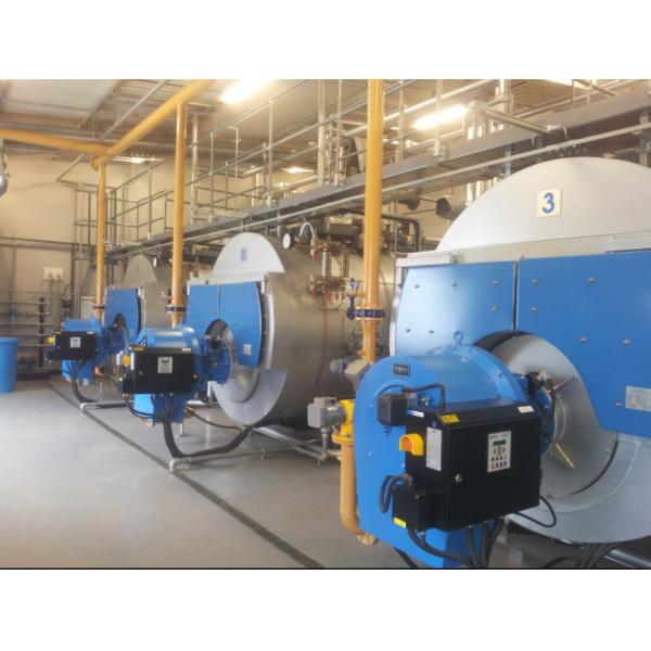 10 Ton Energy Efficient Industrial Gas Fired Steam Boilers 20 ℃ Feed Water Temperature