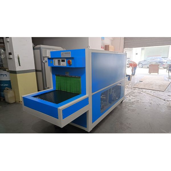 Energy-saving PLC Rotary Shoes Making Chiller High Efficiency Chilling Setting Machine