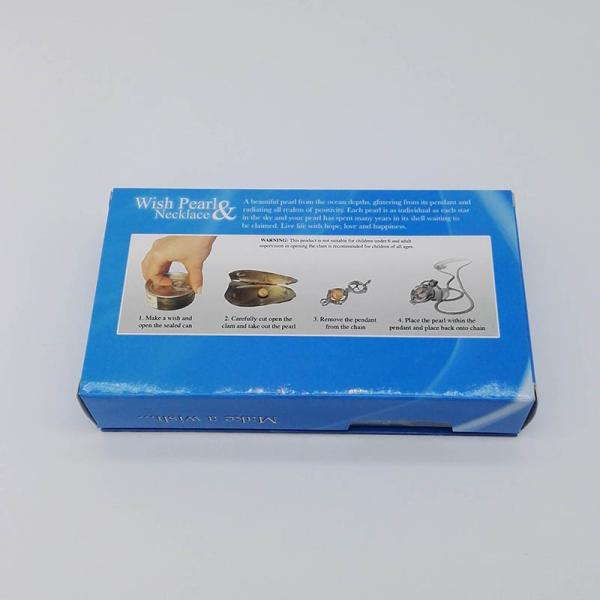 DIY Wish Pearl Necklace Gift Box With Mermaid Design suitable for sending girl friend
