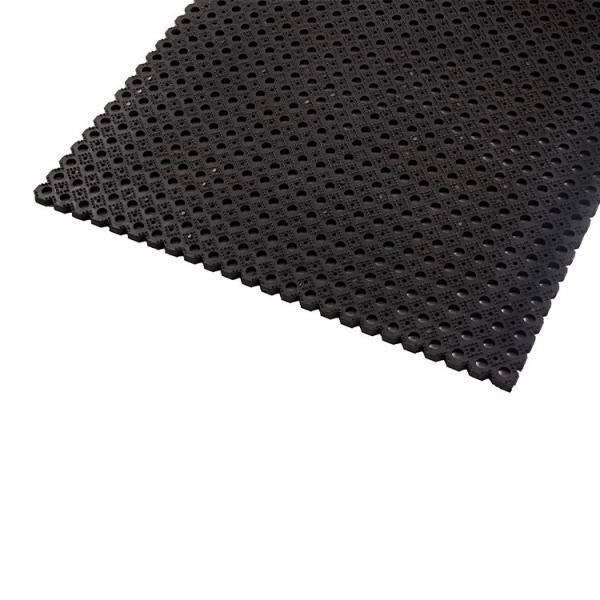 Anti Fatigue Drainage Mat Anti Slip Rubber Mats Rubber Hollow Mats 3' X 3' Inch Black Color For Horse Grooming Area