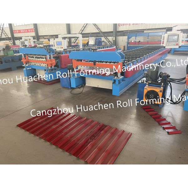Export Standard Steel Sheet Roof Tile and Wall Panel Roll Forming Making Machine