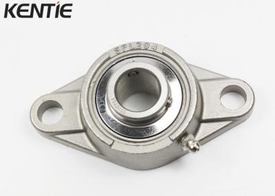 Diamond Shaped 30mm Hole  SUCFL204 2 Bolt Stainless Steel Pillow Block Bearing