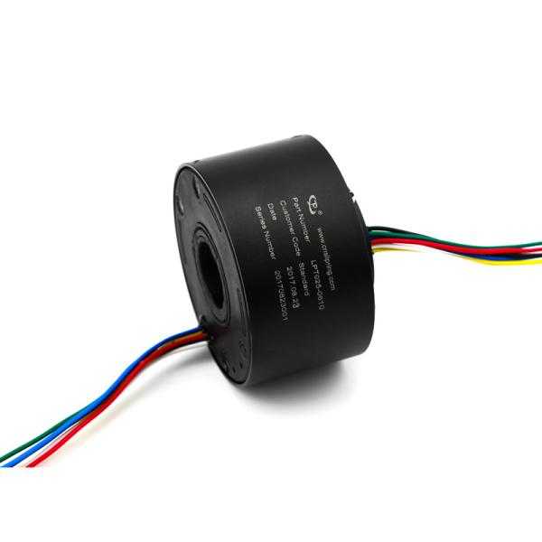 6 Circuits 240VAC 10A 300rpm Through Hole Slip Ring