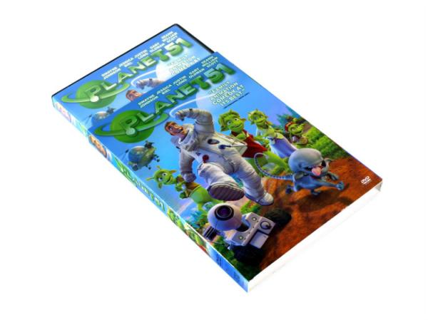 Newest Planet 51 disney dvd movie children carton dvd with slipcover case free shipping
