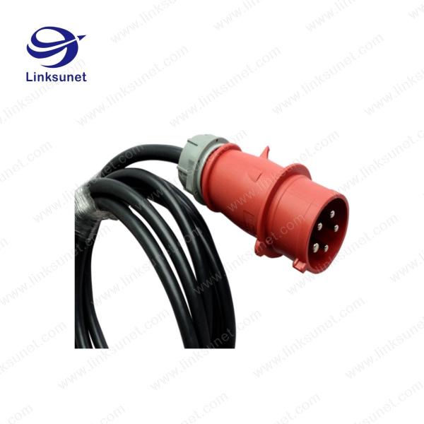 MENNEKES 3501 red or blue pa66 connector AND IGUS CABLE wire harness for Industrial robot
