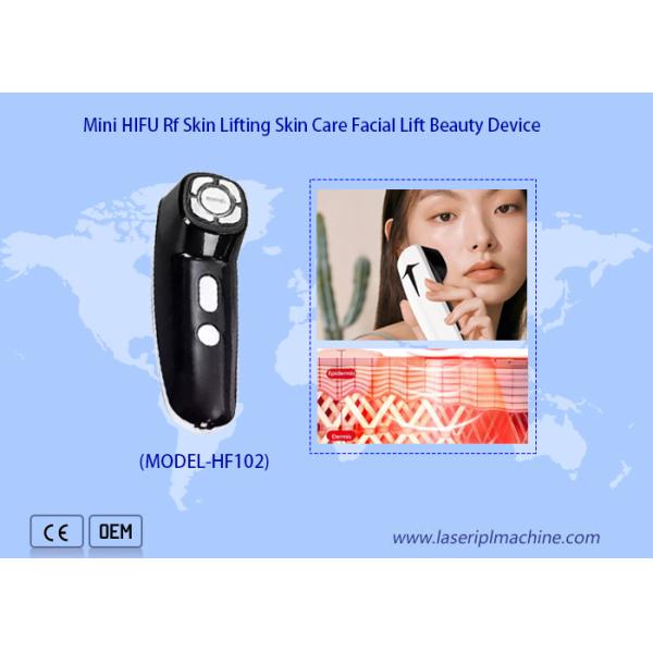 Mini Handheld Hifu Machine For Wrinkle Whitening Firming Skin Rejuvenation