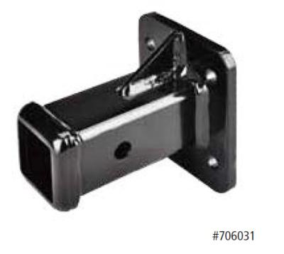 Trailer Hitch Accessories Bolt On 2 Inch Receiver Tube 4 Hole