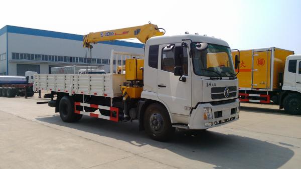 Vehicle / Lorry Mounted Crane , Mobile Truck Mounted Hoist Good Performance