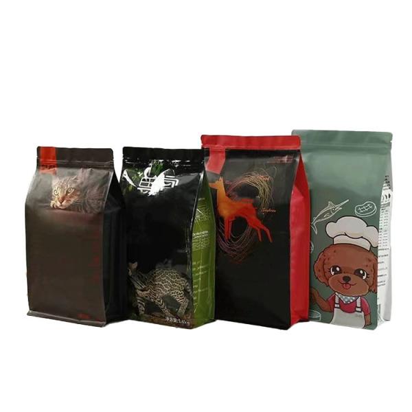 Food Pack Bag Plastic Custom Printed Coffee Bags Ziplock  40 Mic~250 Mic
