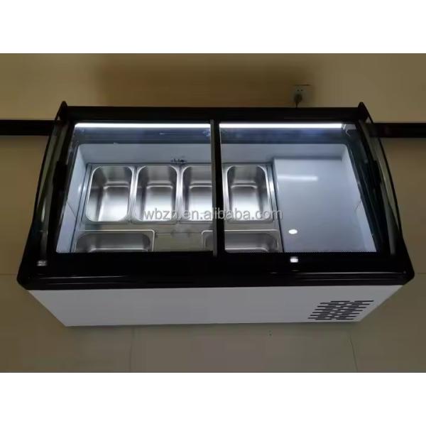 Ice Cream Freezing Display Cabinet Ice Cream Cabinet Refrigerated Desserts Fresh-keeping Popsicles Refrigeration Equipment