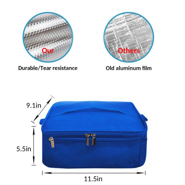 Многофункциональный портативный электрический размер сумки 9.1×11.5×5.5инчес грелки еды