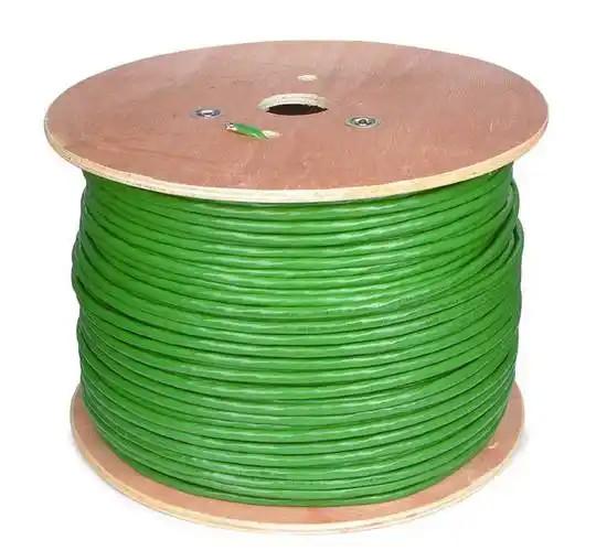 CAT6A FFTP 23AWG Solid Cable PVC High Speed Data Transfer For Large Networks