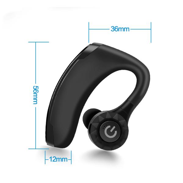 TWS True Wireless Bluetooth Earphone Single Earhook Business Long Standby