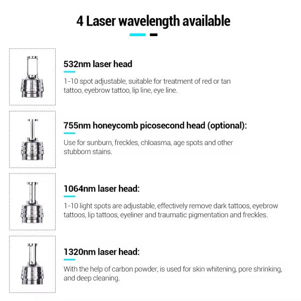 AS41 High Quality Honeycomb 1200w Power Nd Yag Solid State Laser Tattoo Removal Machine
