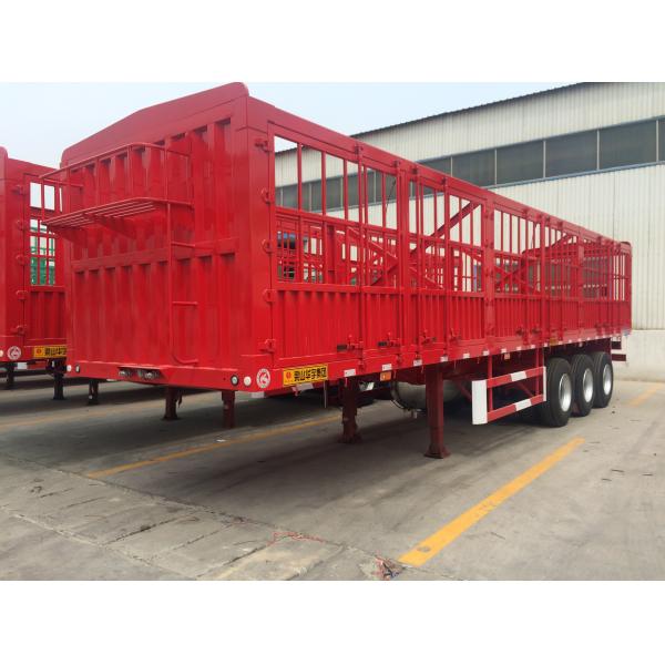 Tri - Axle 45 Tons Heavy Duty Semi Trailers For Warehouse / Store House