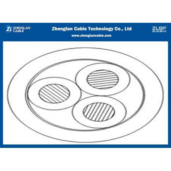 Cabo blindado 120mm 150mm 185mm 240mm IEC60502-1 da corrente elétrica de 0.6/1KV LV 3cores