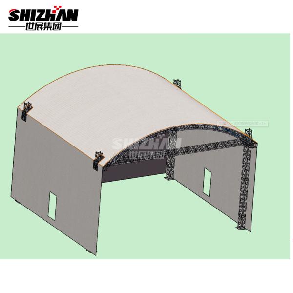 Система в реальном маштабе времени платформы этапа концерта ферменной конструкции крыши скорости алюминиевая складная