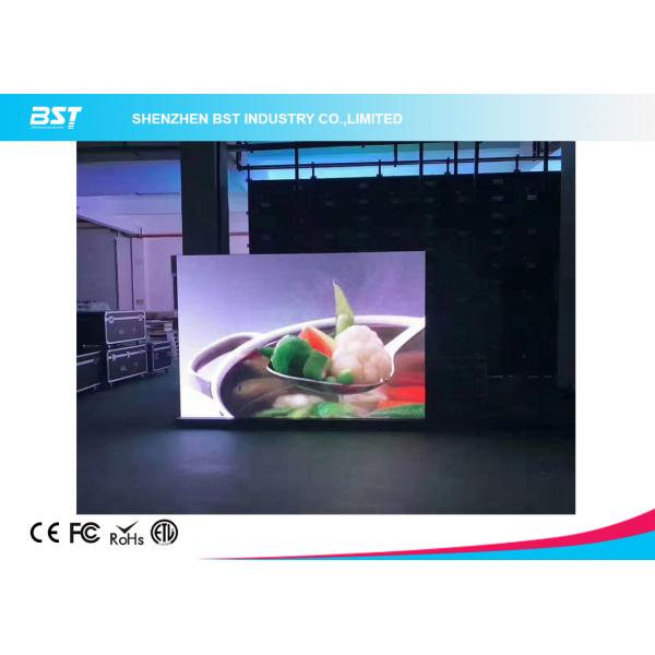 IP43 P5 d'intérieur SMD2121 annonçant le mur visuel de LED interviewent le Cabinet mince (>1200nits)