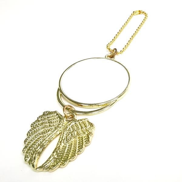 Personalized Metal Angel Wing Christmas Ornaments For Sublimation