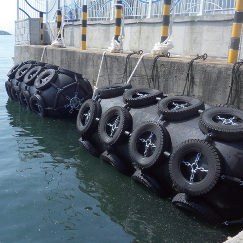 ISO 17357 Yokohama Type Pneumatic Rubber Fender CCS Certified Floating Marine Fender for STS Operation and Mooring