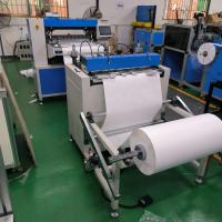 Machine de pliage de papier filtre largeur 600mm filtre à air plissage machine à refendre