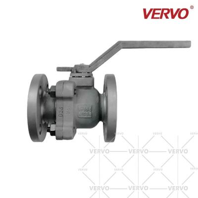 DN20 forjou o selo macio de duas partes do forjamento integral de aço o Placa-tipo da bola A105 que da flange forjou a válvula de bola de aço