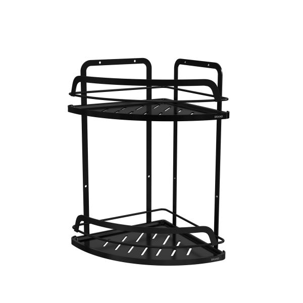 Organizador de banheiros Rack de arame de ferro com design sustentável e instalação montada na parede