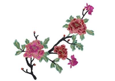 Solúvel em água fazer crochê remendos bordados flor do Applique 3D para a roupa e o vestido