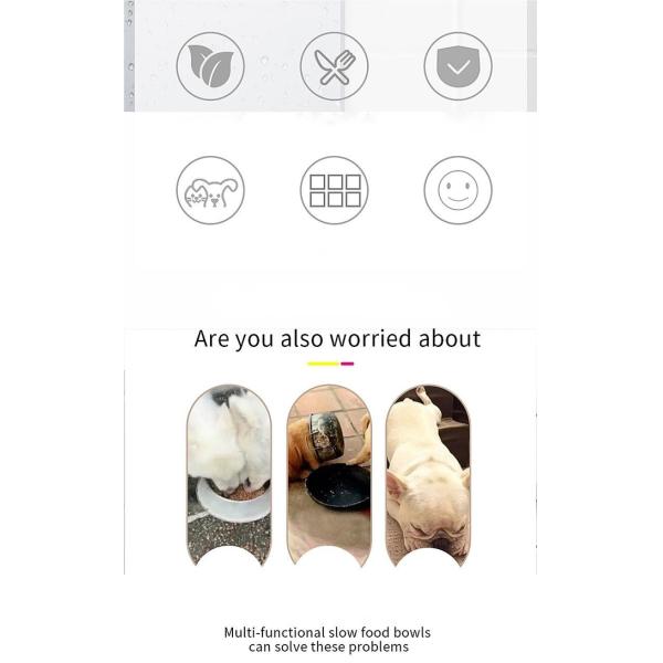 Dog Licking Mat Slow Food Bowl Food Grade Silicone With Suction Cup Pet Bowl