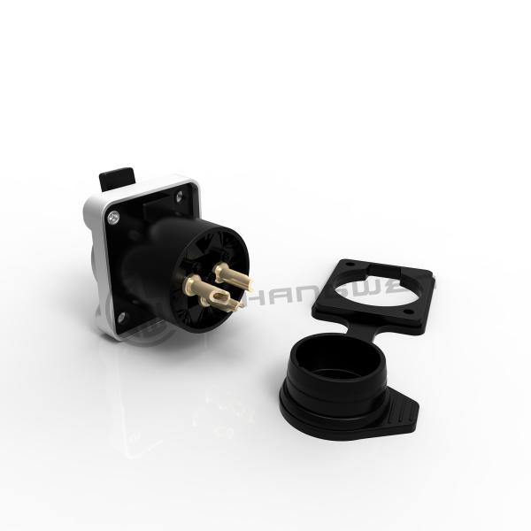 Мини XLR женский разъединитель розетка 3 штифта разъединитель водонепроницаемый наружной