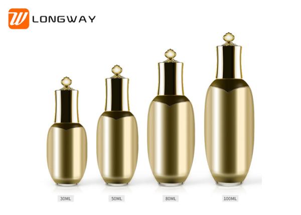 30ml/50ml/80ml/100ml Acrylic Toner Cosmetic Bottle for Personal Care Cosmetic Use