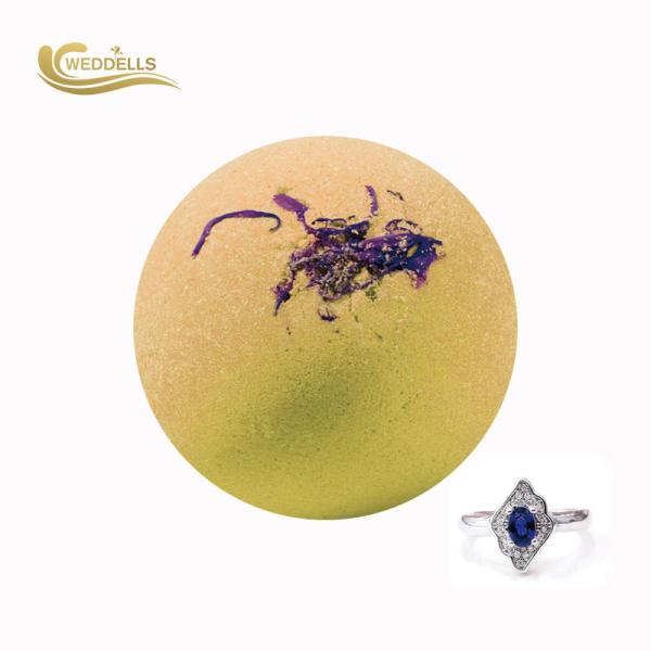 Sandalwood Scented Jewelry Bath Bombs  ,160g Surprise Private Label Bath Bombs