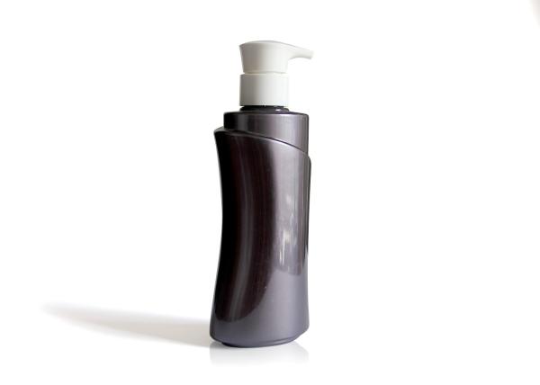 Unique Shape Plastic Cosmetic Bottles With Pump PP 300ml/10.14 fl.OZ
