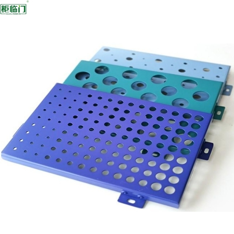 Perforated Aluminum Sheet Panel Recyclable Architectural Cladding Panels