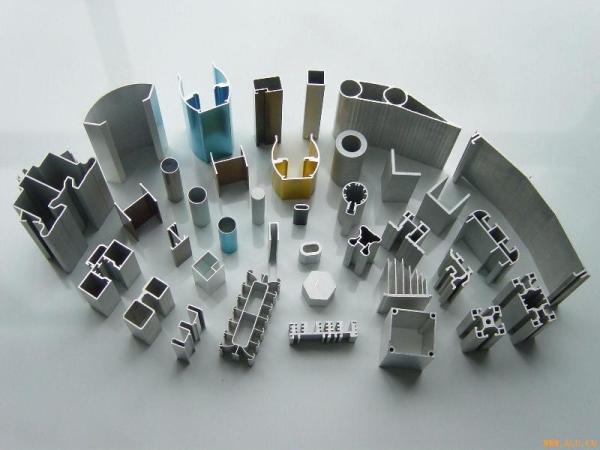 Matt Powder Coating Curtain Wall Aluminum Profile Custom Length And Colors