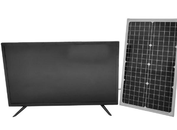 20W Solar System To Run Tv And Fridge , 5m Cable Solar Powered Tv