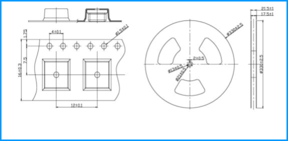 Датчик модуля 6Pin Pyroelectric SMDTemperature датчика P816A 20μA PIR