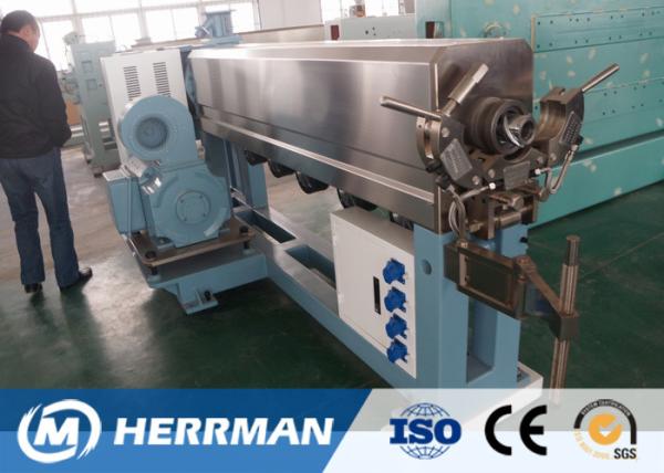 Plastic Extruder Cable Extrusion Line PVC PE PP XLPE With Portal Type Pay Off